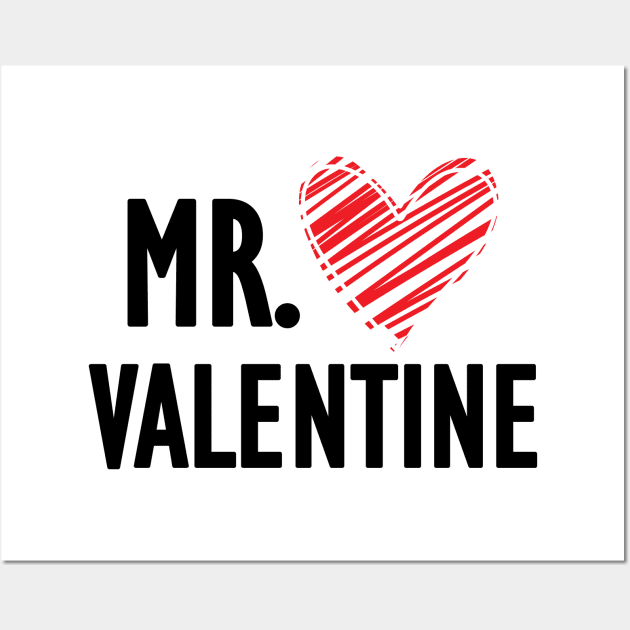 Mr. Valentine Wall Art by KC Happy Shop